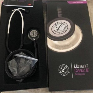 گوشی پزشکی فول مشکی Littmann classic III
