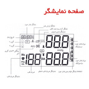 فشارسنج بازویی گلامور مدل DBP-6173
