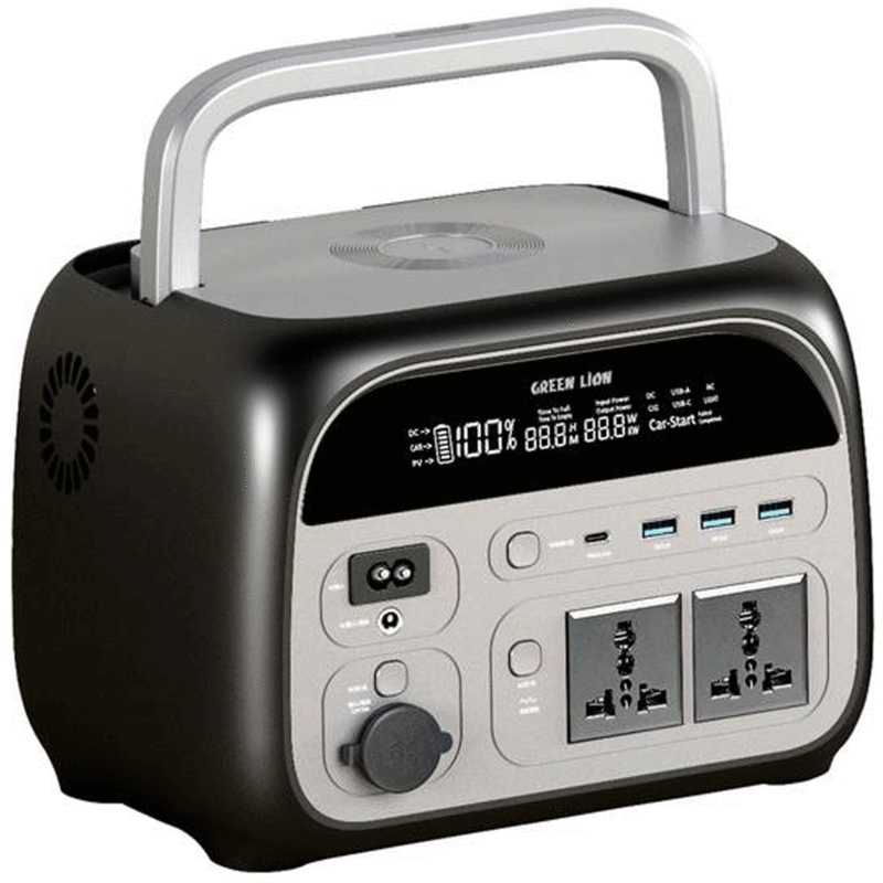 پاوربانک و پاور استیشن 72000 میلی‌آمپرساعت 600 وات گرین‌لاین GNPS72KMAHBK GPSX240