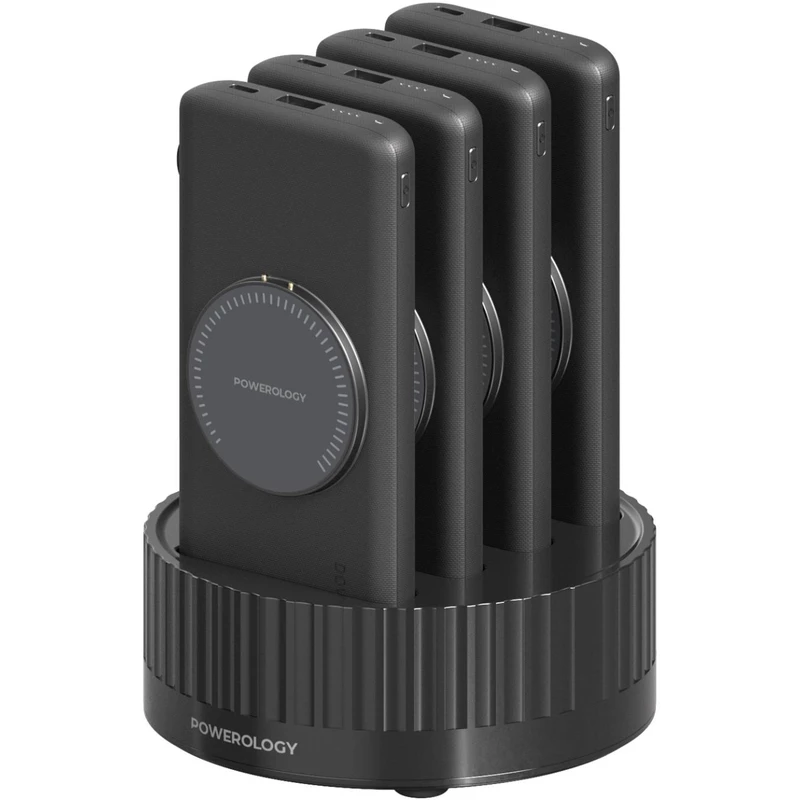 پاوراستیشن 4 در 1 و پاور بانک وایرلس مگنتی 22.5 وات 10000 پاورولوژی PPBCHA2641