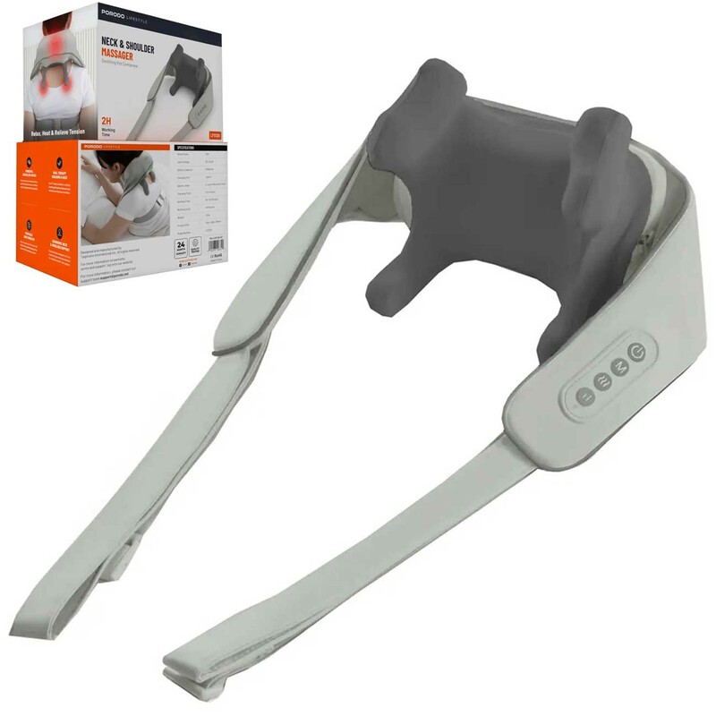 ماساژور شانه و گردن حرارتی قابل حمل چندکاره پورودو PD-LFST120-GY