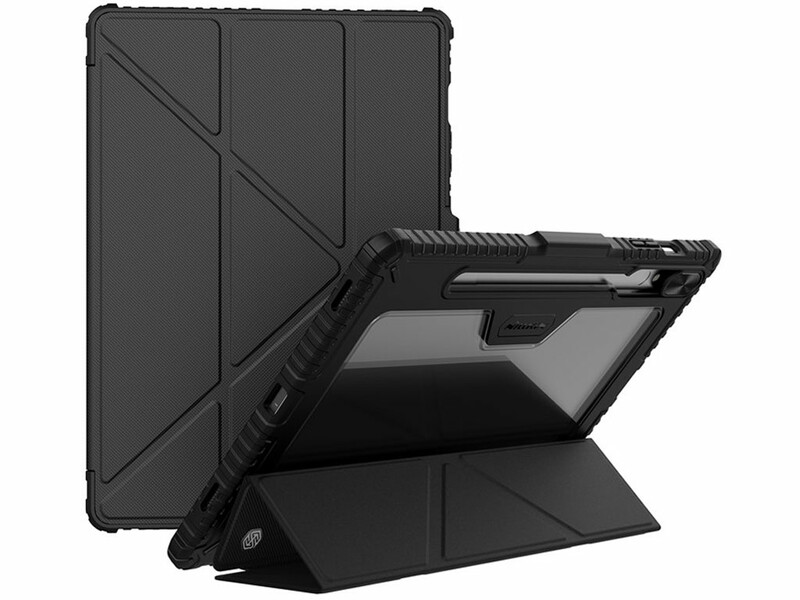 کیف محافظ بامپردار تبلت سامسونگ نیلکین Nillkin Bumper Leather cover case Pro Multi-angle folding style Samsung Galaxy Tab S9 Plus/S10 Plus
