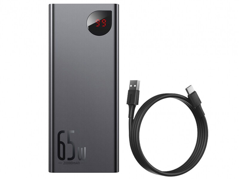 پاوربانک شارژ سریع بیسوس Baseus Adaman Metal Digital Display 65W 20000mAh