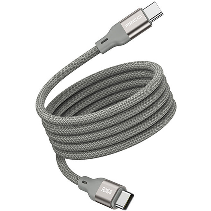 کابل تایپ‌سی به تایپ‌سی مگنتی 65 وات 100 سانتی‌متری رسی RS23CC