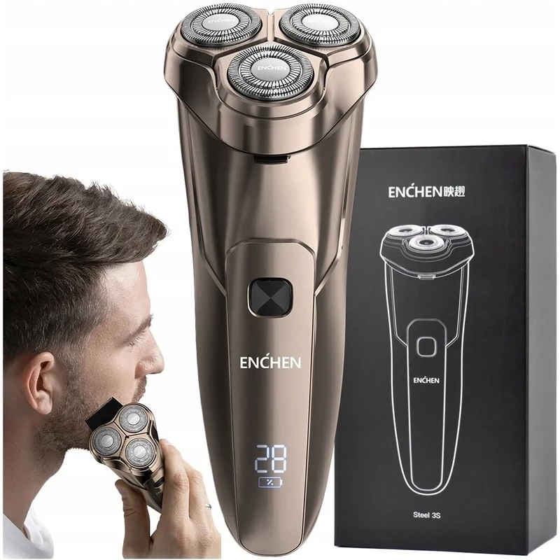 ریش تراش شارژی ضدآب انچن ENCHEN STEEL 3S