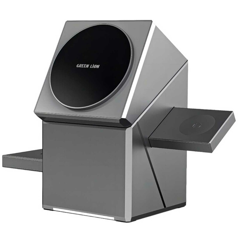 شارژر بی سیم رومیزی 15 وات سه کاره وگرین GNPTRIOWCGY