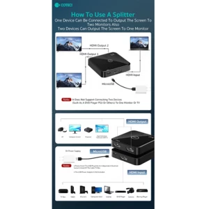 فروش مبدل اچ دی ام آی دو در یک کوتتسی