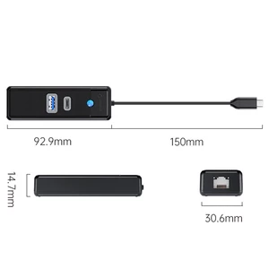 هاب USB-C اوریکو با طراحی جمع‌وجور