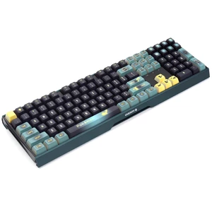 کیفیت کیبورد مکانیکی گیمینگ بی سیم سه حالته شارژی پوکمون چری