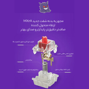 فروش کیبورد مکانیکی بی سیم سه حالته بازی شیائومی