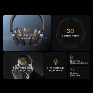 هدفون گیمینگ حذف نویز هیبریدی یوگرین