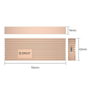 باکس هارد اس اس دی M.2 NVMe اوریکو