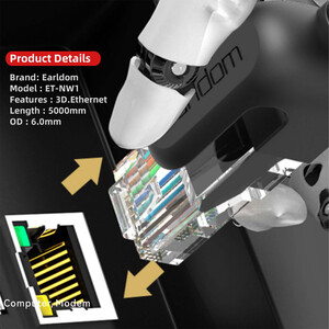 فروش کابل شبکه  5 متری ارلدام