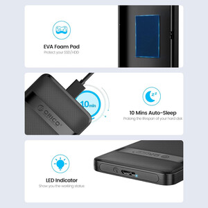 خرید بهترین باکس هارد درایو 2.5 اینچی اوریکو