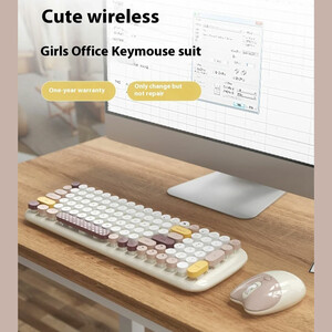 ست کیبورد و موس فانتزی بی سیم کوتسی