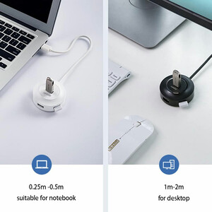 کابل 1 متری هاب USB UGREEN CR106