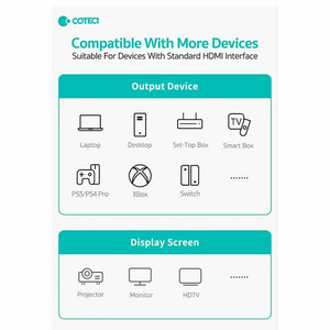 کابل افزایش طول دیسپلی پورت یک متری کوتتسی