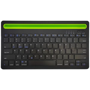 کیبورد بی‌سیم شارژی با استند موبایل و تبلت Multi-Platform