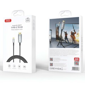 کابل تبدیل 180 سانتی‌متری تایپ سی به اچ دی ام ایکس او GB019