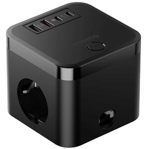 قیمت چندراهی و محافظ برق سه سوکت 4000 وات و هاب شارژ 2 یو‌اس‌بی و 2 تایپ‌سی 30 وات بیسوس