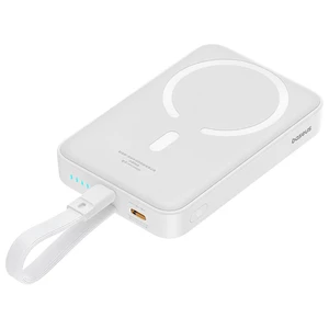 بهترین شارژر همراه بی سیم مگ سیف فست شارژ بیسوس با کابل متصل لایتنینگ