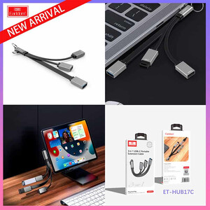 بهترین هاب تایپ سی 3 پورت ارلدام