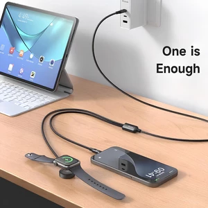 قیمت کابل چندکاره دوسر تایپ‌سی همراه با شارژر مغناطیسی اپل واچ مک‌دودو