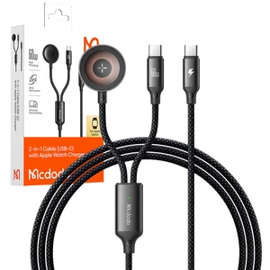 کابل چندکاره دوسر تایپ‌سی همراه با شارژر مغناطیسی اپل واچ مک‌دودو