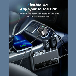 کابل 3.3 فوت شارژر چندکاره JOYROOM در خودرو