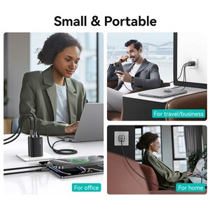 شارژر دیواری تایپ سی 65 وات و کابل شارژ تایپ سی یوسامز