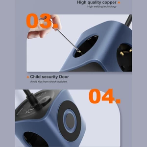 چندراهی برق چندمنظوره چند پورت سوپر شارژ رومیزی الدنیو