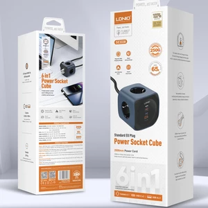 چندراهی برق چندمنظوره چند پورت سوپر شارژ رومیزی الدنیو