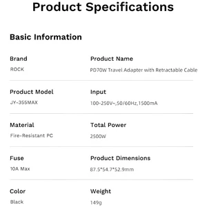 کلگی شارژر و مبدل جهانی راک