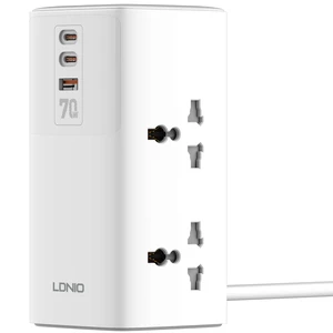 فروش چندراهی برق چندمنظوره چند پورت سوپر شارژ رومیزی الدنیو