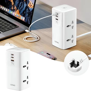 چندراهی برق چندمنظوره چند پورت سوپر شارژ رومیزی الدنیو