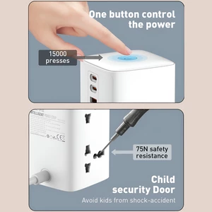 چندراهی برق چندمنظوره چند پورت سوپر شارژ رومیزی الدنیو