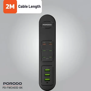 ارزان ترین هاب شارژ یو اس بی تایپ سی چند پورت پورودو