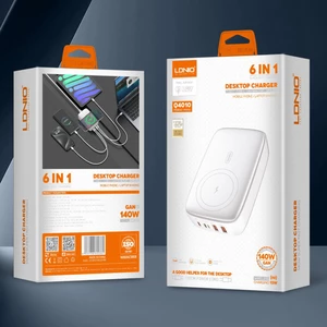 شارژر بی سیم مگنتی چندمنظوره سوپر فست شارژ با چندین پورت تایپ سی یو اس بی لایتنینگ