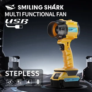 جت فن دمنده قوی باد قابل حمل اسمایلینگ شارک