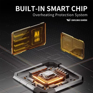 جت فن دمنده قوی باد قابل حمل اسمایلینگ شارک