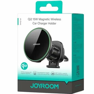 خرید نگهدارنده دریچه هوای خودرو و شارژر بی‌سیم مغناطیسی 15 واتی جویروم