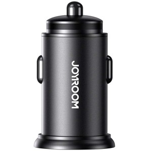 شارژر فندکی فست شارژ ماشین دو پورت یو‌اس‌بی 24 وات جویروم