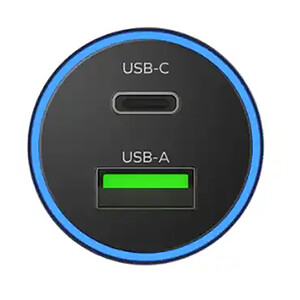 قیمت شارژر فندکی فست شارژ ماشین تایپ سی و یو‌اس‌بی 67 وات مومکس