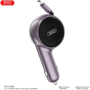 شارژر فندکی  تایپ سی با کابل تایپ سی