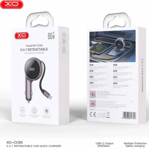 قیمت شارژر فندکی  تایپ سی با کابل تایپ سی