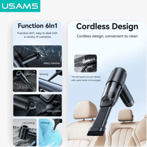 جارو شارژی دستی یوسامز با طراحی بی‌سیم و سبک