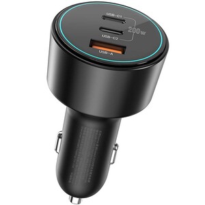 فروش شارژر فندکی فست شارژ ماشین تایپ‌سی 200 وات ویوو