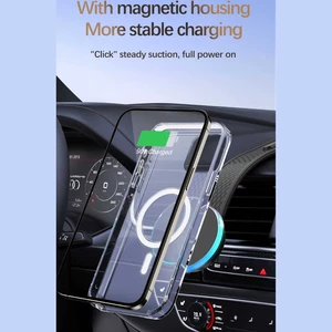 پایه نگهدارنده و شارژر وایرلس داخل خودرو