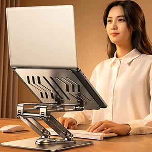 خرید پایه لپ‌تاپ تاشو چرخشی 360 درجه قابل تنظیم آرتاکو