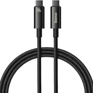 کابل تایپ سی به تایپ سی 240 وات یک متری بیسوس CB000038